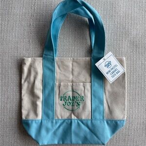 Trader Joe’s Mini Pastel Canvas Tote Bag